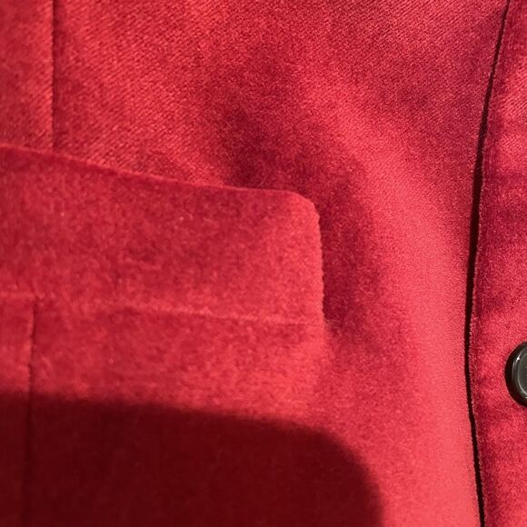 Ralph Lauren Boys Dark Red Velvet Button Vest Size 14R NWT Holiday kids - Picture 7 of 10